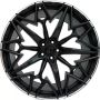 Легковой диск Khomen Wheels ZEUS 2202 10x22 5x112 ET30 66,6 Black Matt MR