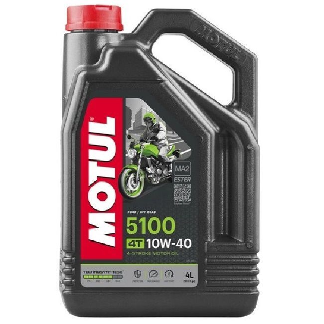 Motul 4T 5100 Ester 10W-40 API SP синтетическое 4 л 104177