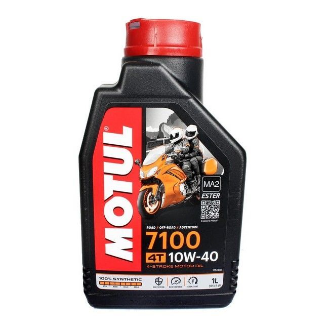 Motul 4T 7100 10W-40 API SN/SM/SL/SJ/SH/SG синтетическое 1 л 104202