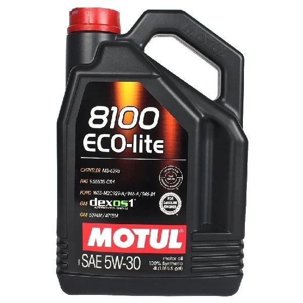 Motul 8100 Eco-Lite 5W-30 API SN/CF; ILSAC GF-5 синтетическое 4 л 108213